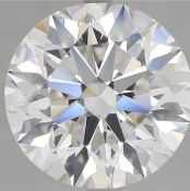 Round Brilliant Cut Diamond 5.00 Carat F Colour VS1 Clarity EX, EX - IGI Certificate