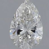Pear Cut Diamond 1.00 Carat D Colour VS2 Clarity EX, EX - IGI Certificate