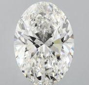 Oval Cut Diamond F Colour VS2 Clarity 8.00 Carat EX EX - IGI Certificate
