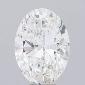 Oval Cut Diamond 5.00 Carat F Colour VS2 Clarity EX, EX IGI Certificate