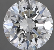 Round Brilliant Cut 1.00 Carat ( Natural ) Diamond F Colour VS2 Clarity - EDR Certificate
