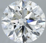 Round Brilliant Cut 5.04 Carat ( Natural ) Diamond D Colour I3 Clarity - EDR Certificate