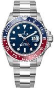 Rolex GMT Master II Oyster Perpetual White gold '2020 Year' Midnight Dial Box & Card (Verified)