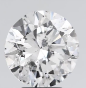 Round Brilliant Cut 5.03 Carat ( Natural ) Diamond F Colour I3 Clarity - EDR Certificate