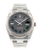 Rolex DateJust Oyster Perpetual Date 41mm '2019 Year' Wimbledon Dial Box & Card (Verified)