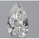 Pear Cut 1.74 Carat ( Natural ) Diamond F Colour SI1 Clarity - EDR Certificate