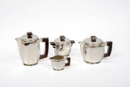 Art Déco, 4tlg. Kaffee-und Teeservice, Frankreich