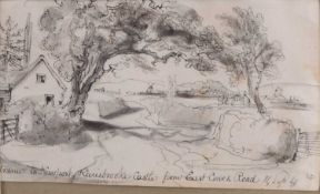 Attributed to William Henry Brook (1772-1860) Carisbrooke Castle, Two Watercolours