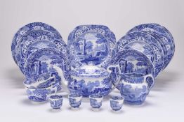 A collection of Spode Italian tea and dinner wares