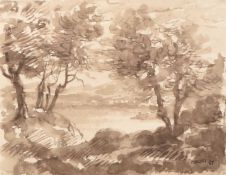 Gerald Ososki (1903-1981) Rural Landscape