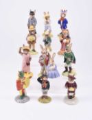A collection of Royal Doulton Bunnykins figures