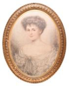 British School (circa 1905) Portrait of an Edwardian Lady