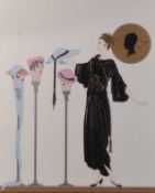 Erté born Romain de Tirtoff (Franco-Russian 1892-1990) Millinery Shop