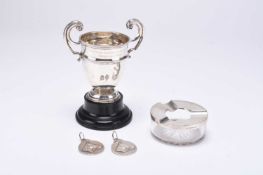 A small collection of silver