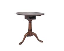 A George II mahogany tripod table