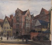 Emily Hay (1850-1900) Rowley's House and Wither's Carriage Works, Shrewsbury