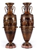 Paar antikisierende Amphoren