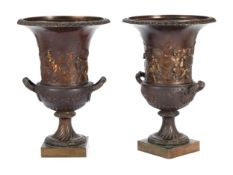 Paar klassizistische Kratervasen