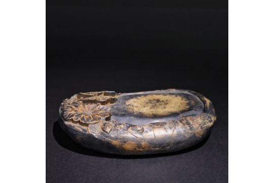 Old Collection of Duan Inkstone: Lotus Fragrance - Image 8 of 9