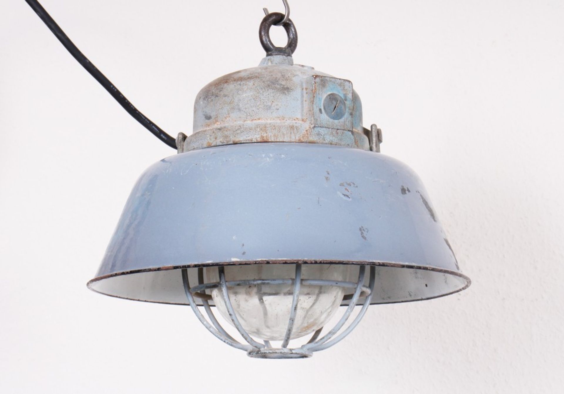 Industrie-Deckenlampe, deutsch, Mitte 20.Jh. 