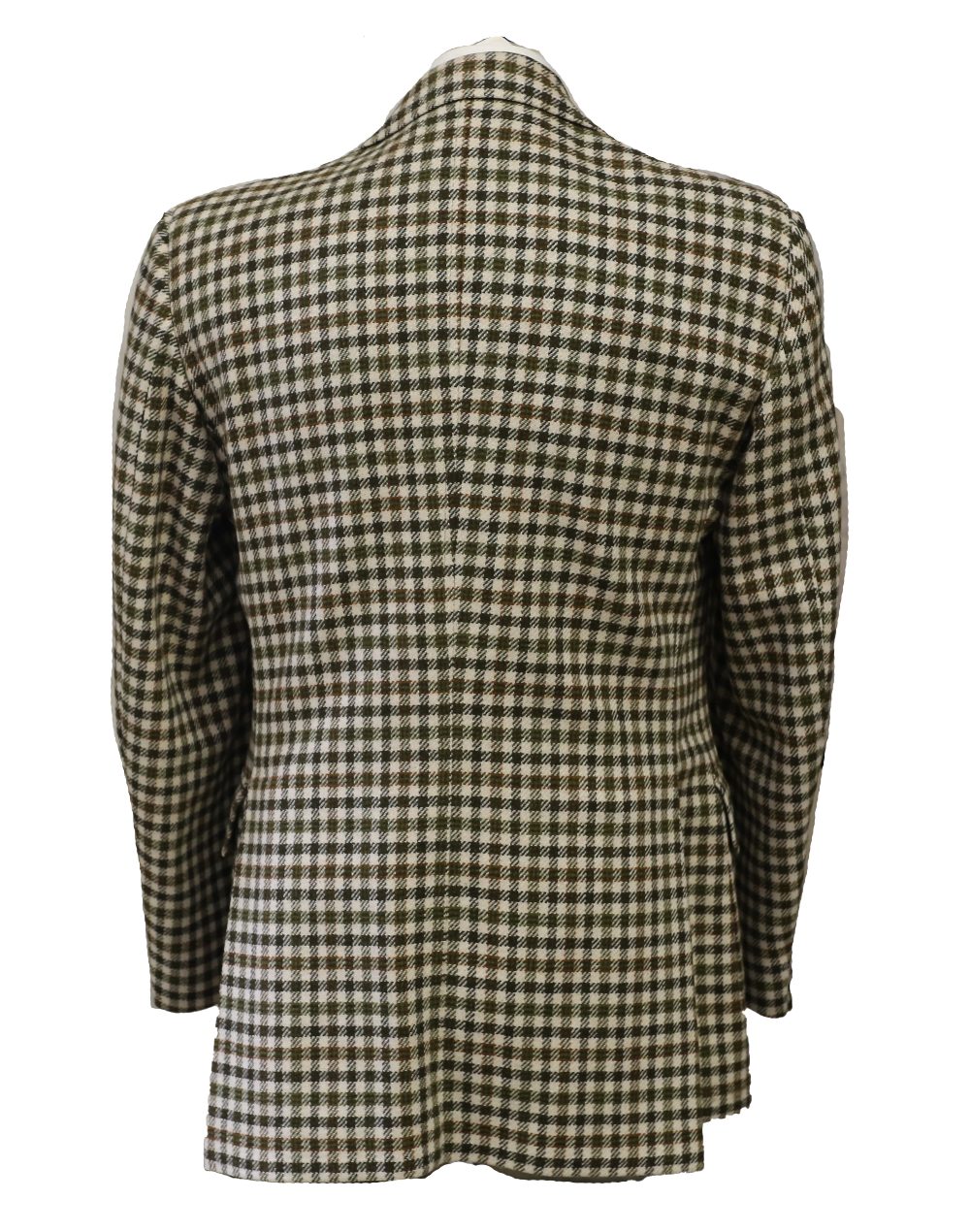 A Daks (Simpson of London) for Andrews of St Albans 100% labs wool check jacket in a mix of green/ - Image 4 of 5