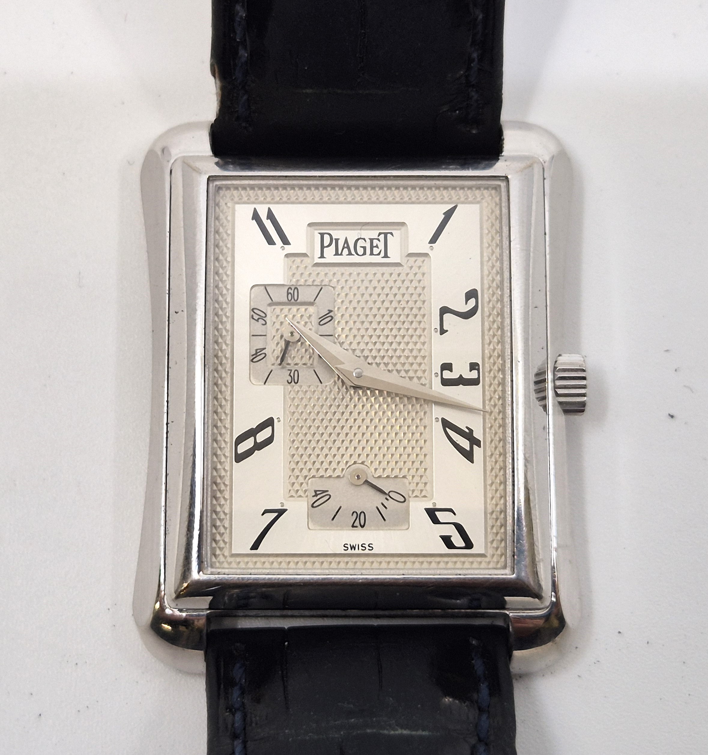 A Piaget Emperador 18ct. white gold gentleman's automatic wrist watch, ref.18900, purchased 2005, - Image 6 of 7