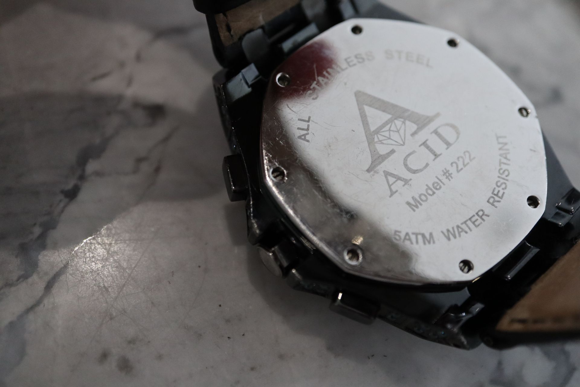 ACID Model- 222 Diamond Set - Chronograph Watch - Image 2 of 2