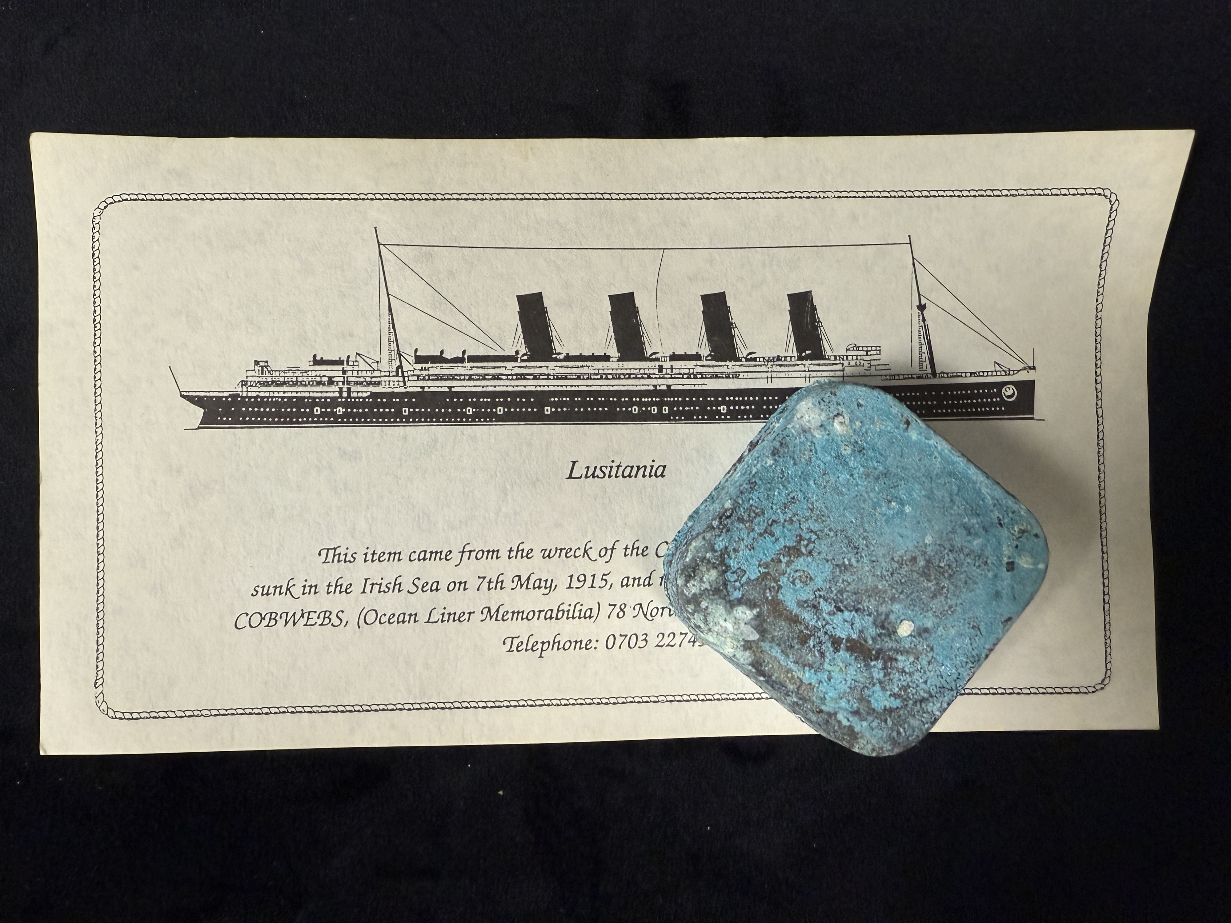 R.M.S. LUSITANIA: