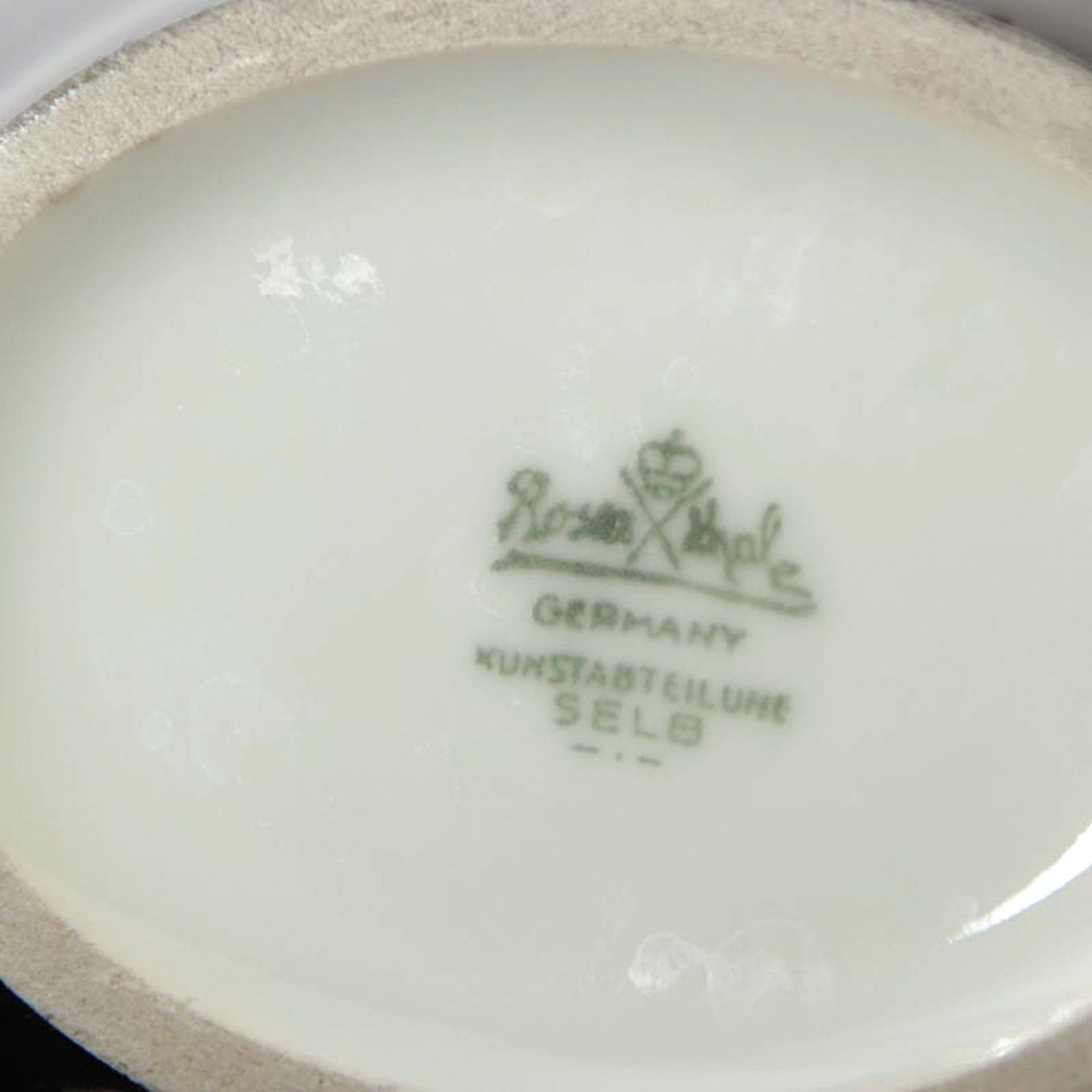 Vase, Rosenthal, Entwurf wohl Hans Wohlrab, 50er Jahre, - Bild 4 aus 4