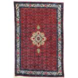 Bidjar fein antik, Persien, datiert 1331(1910), Wolle auf