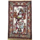 Kerman antik Persien, 'Nader Shah Afshar', 19.Jhd, Wolle