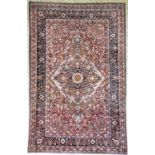 Keschan'Mohtescham'antik, Persien, um 1900,Korkwolle auf