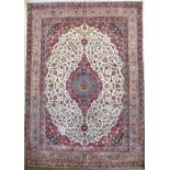 Keschan Kork fein, Persien, Mitte 20.Jhd, Korkwolle auf