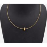 18 kt Gold NIESSING Brillant-Anhänger, GG 750/000, 1