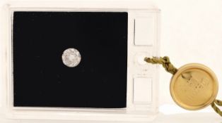 Loser Brillant ca. 1.00 ct Weiß/p2, Rundiste besch.,