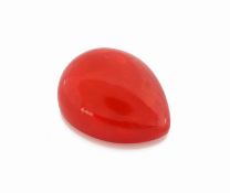 Loser roter Opal, 16.19 ct, Red Multi Fire, ca. 20.47 x