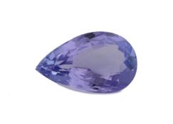 Loser Tansanit, ca. 1.56 ct, facett. Tropfen Schätzpreis: