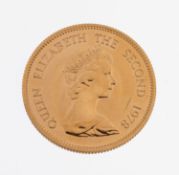 Goldmünze, 1000 Hongkong Dollar, 1978, Queen Elizabeth