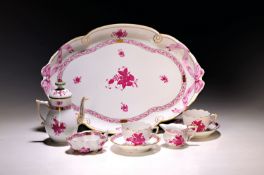 Tete-a-tete bzw. Mokkaservice, Herend, Ungarn, 2.Hälfte