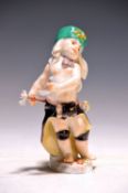 Porzellanfigur Putto als Bergarbeiter, Meissen, 20.Jh.,