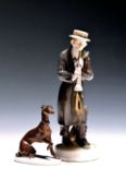 Zwei Figuren Rosenthal, Kriegsmarke und, um 1920,