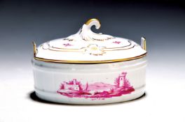 Deckeldose, Höchst, 1970/80er-Jahre, Porzellan,
