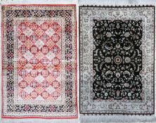 2 Lots Hereke Seide, China, Mitte 20.Jhd, reine