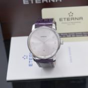 ETERNA nahezu neuwertige große Herrenarmbanduhr in Stahl