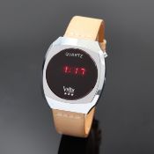 VELIS Herrenarmbanduhr mit LED-Anzeige in Stahl, Schweiz