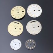 ROLEX 6 Ziffernblätter, 2 x f. Day-Date, D. beide ca. 28,5
