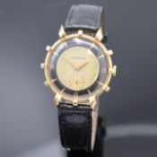 LeCoultre seltene, ausgefallene Armbanduhr in GG 585/000,