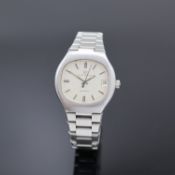 GIRARD PERREGAUX frühe quarz Herrenarmbanduhr in Edelstahl