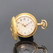 Damensavonette in GG 585/000 mit Diamanten und Rubinen,