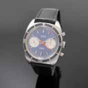 LANCO verchromter Armbandchronograph, Schweiz um 1970,